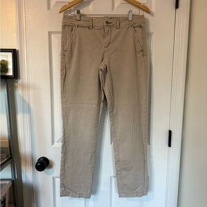 Anthropology Pilcro Women's Straight Leg Khaki Pants